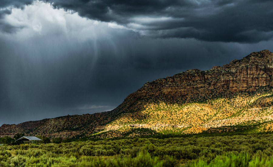 Photo mountain weather