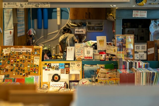 Photo bookstore with cafe